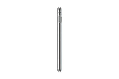 Samsung Galaxy S10e smartphone (128GB internal storage) in white.