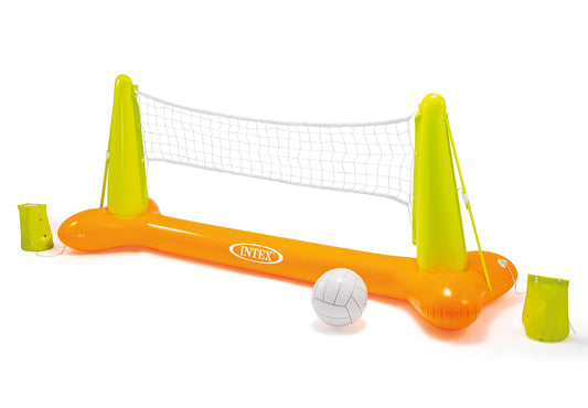 Intex 57520NP - Wave Rider Ride-On, 117 x 77 cm & Pool Volleyball Game - Inflatable water volleyball game - volleyball net - 239 x 64 x 91 cm