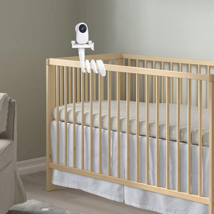 EYSAFT baby monitor mount, camera holder compatible with Philips Avent/GHB/BOIFUN/Eufy baby monitors. Smartphone holder compatible with most baby monitors.