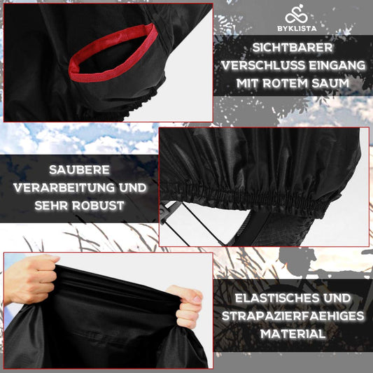 BYKLISTA Bike Garage for 2-3 bikes - bike cover waterproof made of 210D Oxford fabric with extra welded seams - bike tarpaulin bike cover bike protective cover