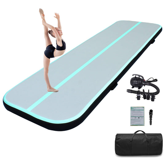 Air Track, Gymnastics Mat 3/4/5/6m Inflatable Tumbling Mats with Pump Training Fitness Yoga Mat for Home Outdoor