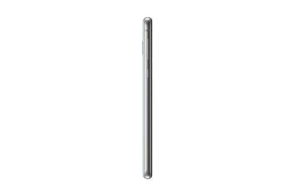Samsung Galaxy S10e smartphone (128GB internal storage) in white.