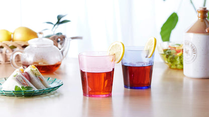 SCANDINOVIA - 400ml Unbreakable Premium Drinking Glasses - Set of 6 - Tritan Plastic Tumbler - BPA Free - Dishwasher Safe - Stackable