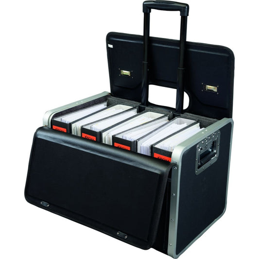 ALASSIO 45048 Trolley Briefcase Parma made of synthetic leather, black, approx. 37 x 53 x 37 cm, with 2 TSA combination locks.