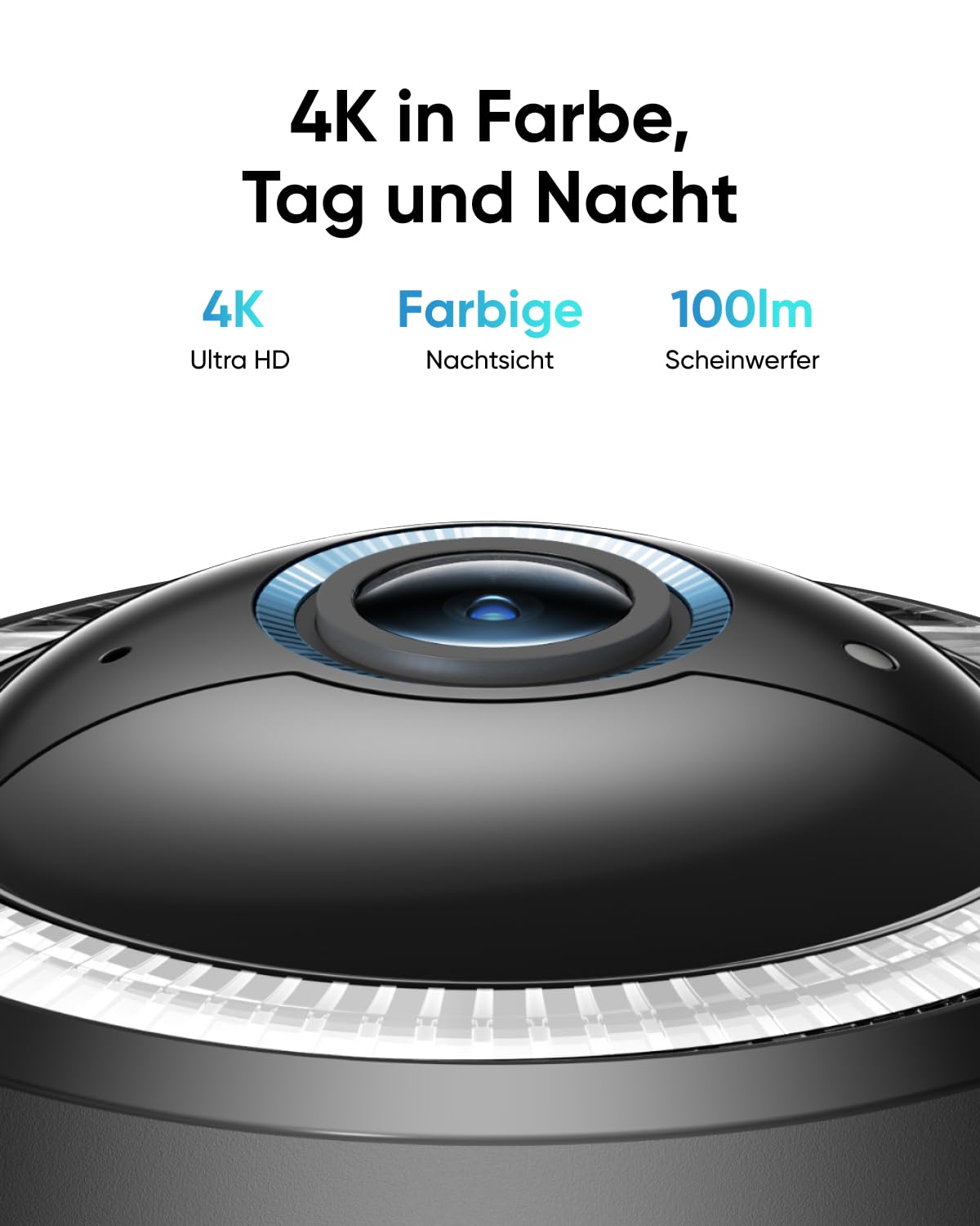 eufy 4G LTE surveillance camera with Wi-Fi, 4K UHD pan-tilt function, wireless, solar-powered with solar panel, AI-based person/vehicle tracking, includes SIM card