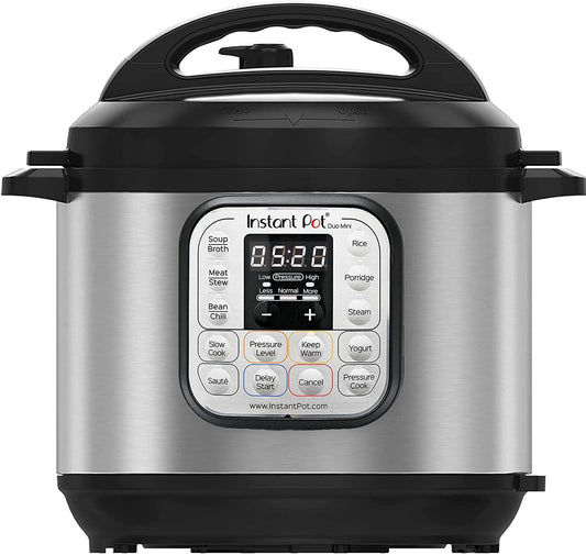 Instant Pot Duo 30 Electric Multicooker 3L - Pressure Cooker, Slow Cooker, Rice Cooker, Sauté Pan, Yogurt Maker, Steamer, and Food Warmer, made of stainless steel, Silver