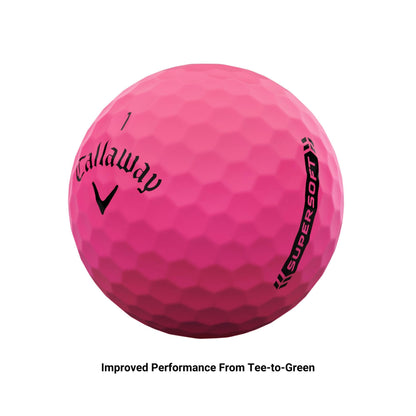 Callaway Supersoft Golf Balls, 12-Pack, Pink