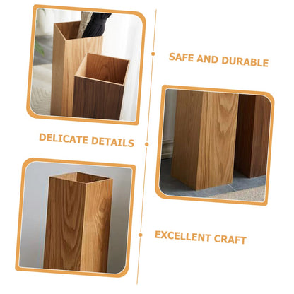 DOITOOL Wooden Umbrella Stand Outdoor Umbrella Holder Indoor Umbrella Stand Cane Stand Folding Umbrella Holder