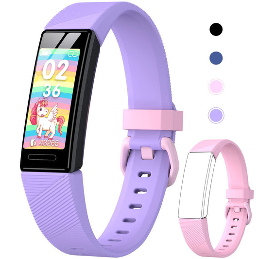 DIGEEHOT Fitness Tracker Kids, Fitness Bracelet with Heart Rate Monitor Fitness Watch Kids Activity Tracker Pedometer Smartwatch Sports Watch for Boys Girls