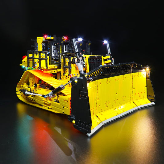 LocoLee LED Light Set compatible with LEGO Cat D11 Bulldozers, Decoration LED Lighting Set Compatible with LEGO 42131 Technic Cat D11 Bulldozer Light Kit, No model (Standard Version)