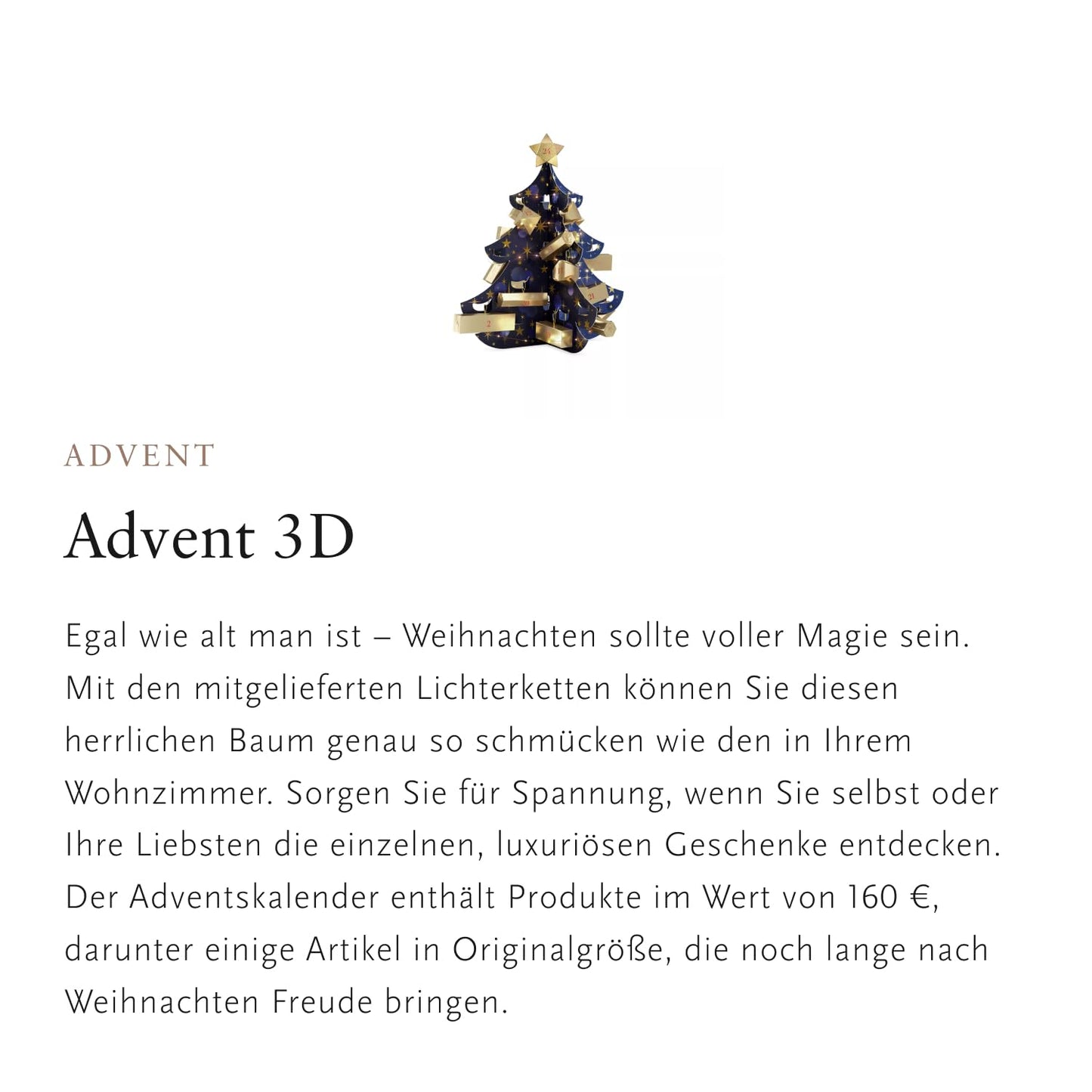 RITUALS Advent Calendar 3D The Ritual of Advent 2022 - 24 gifts for women and men - luxurious Wellbeing products for the Advent - Advent calendar in Christmas tree shape.