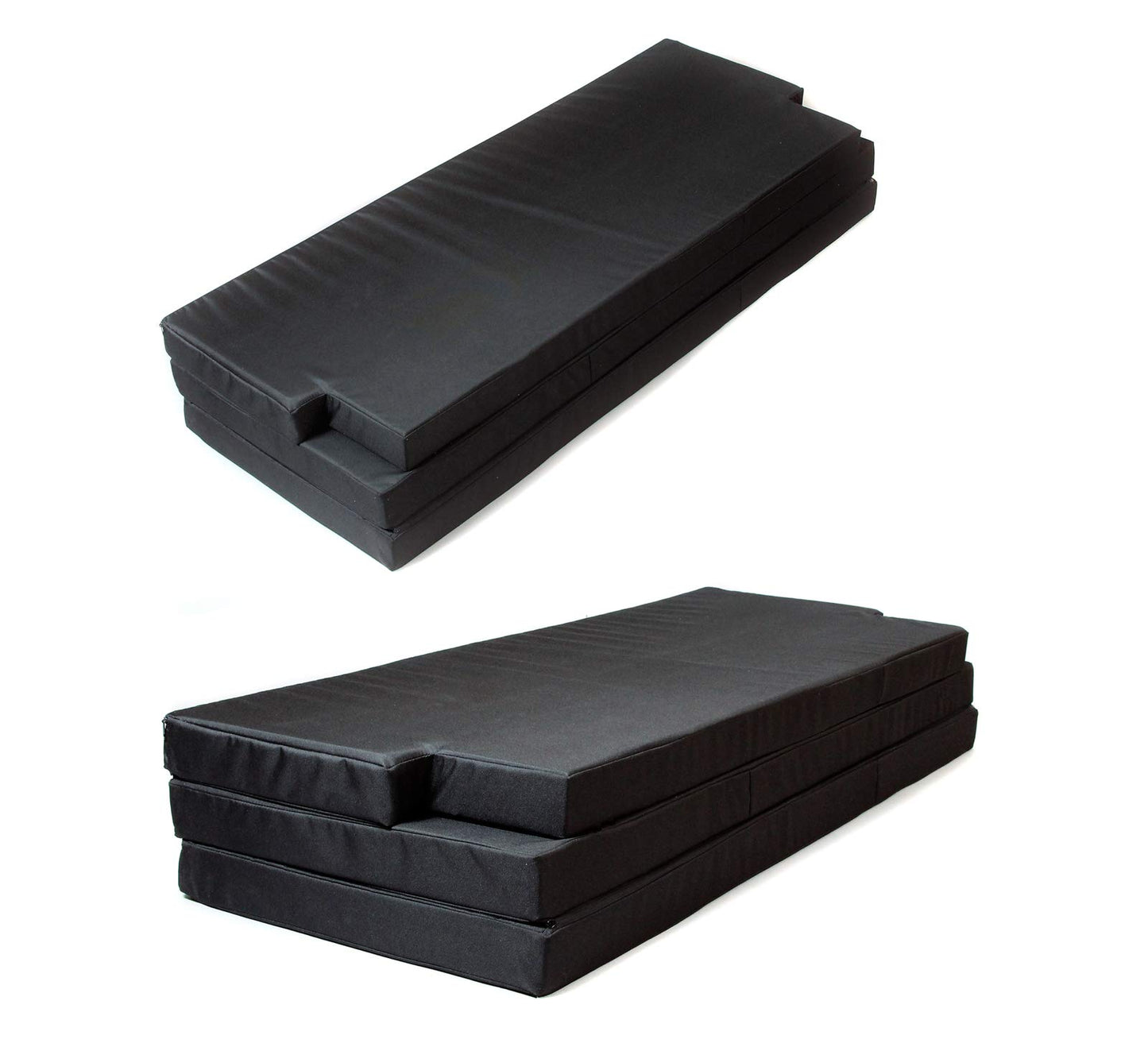 Premium sleeping pad for VW T5/T6 California Beach | Foldable mattress 190x150x6 cm, black | Foldable mattress for bus, camping & multiflexboard