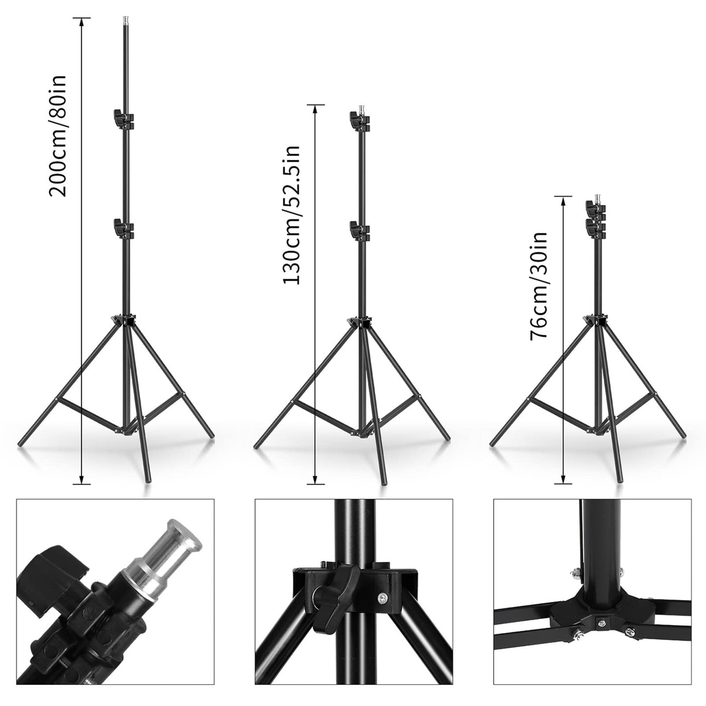 Andoer Photo Studio Set, 2M x 3M Background Support System Greenscreen Set, Softbox Studio Lighting Set with 5600K Bulb, White Soft Light Umbrella, Photo Lamps for Product Portrait Video Photography.