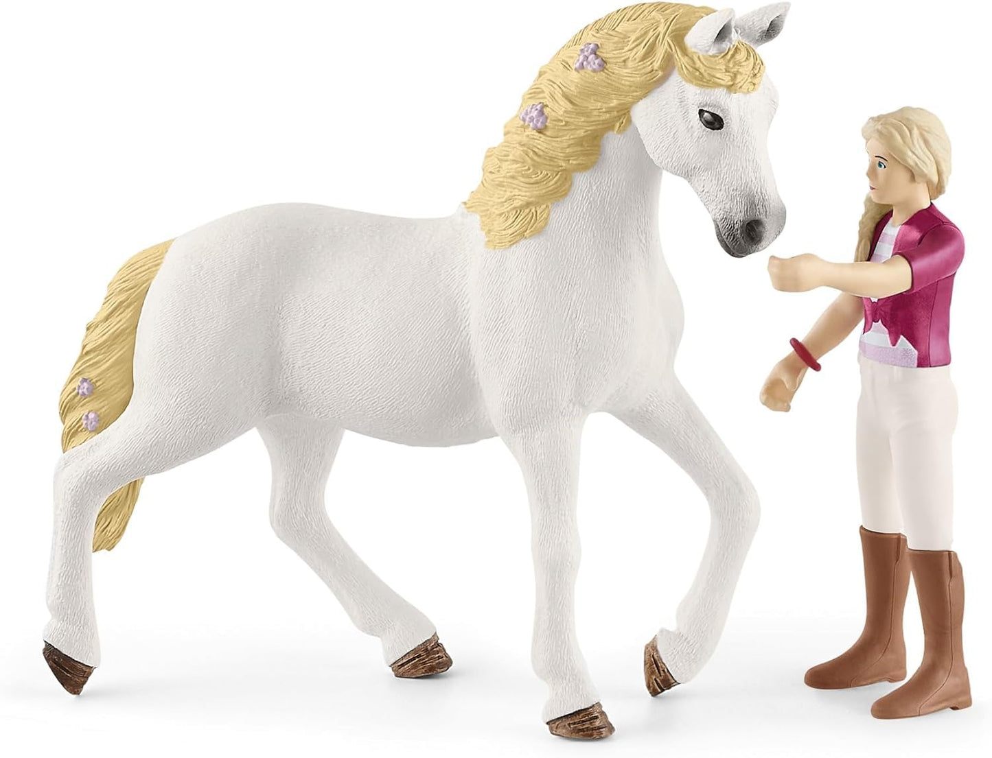 SCHLEICH Horse Club | Trail Ride 72221 | 4 articulated figures and 4 horses | great gift for girls and boys | horse toys for kids aged 5+ | 40-piece set | exclusive at Amazon