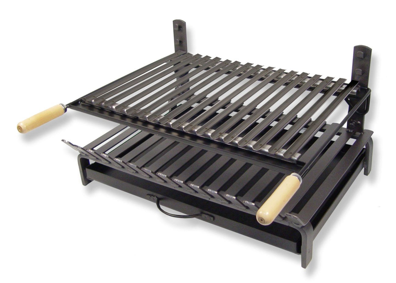IMEX EL Zorro 71406, grill with iron grate, 60 x 43 x 33 cm, black