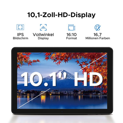 DOOGEE T10W Android 15 tablet 10 inches 16GB RAM +128GB ROM (2TB TF) 2025 Latest tablet with SIM card slot, 8000mAh gaming tablets Android 4G LTE/5G WiFi, dual camera, BT5.0/ OTG/Face ID/USB Type C.