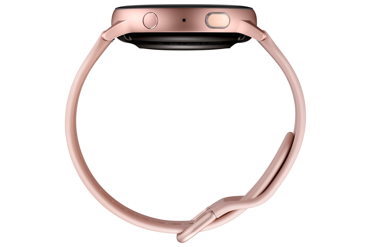 Samsung Galaxy Watch Active2, aluminum fitness tracker with a large display, long-lasting battery, water-resistant, 44mm, Bluetooth, Gold.