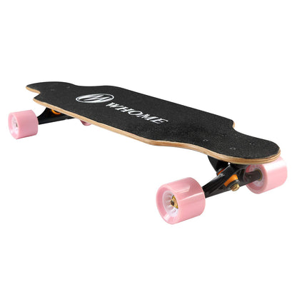 WHOME Longboards - 31 inch Small Longboard Cruising Skateboard - for adults/children girls/boys beginners/professionals including T-Tool (Deer Bird)