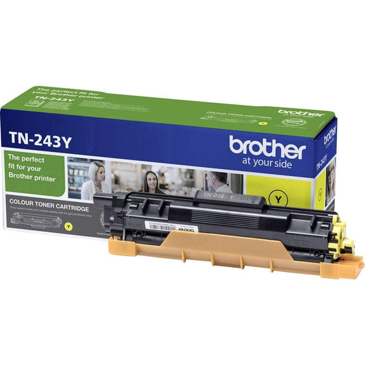 Brother TN-243Y Toner Cartridge (for Brother DCP-L3510CDW, DCP-L3550CDW, HL-L3210CW, HL-L3230CDW, HL-L3270CDW, MFC-L3710CW, MFC-L3730CDN, MFC-L3750CDW, and MFC-L3770CDW) yellow