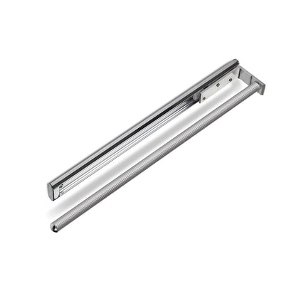 SOTECH Aluminum Towel Holder TED 1-arm chrome polished (450-730 mm, extendable) Telescopic dish towel holder for bathroom or kitchen