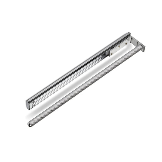 SOTECH Aluminum Towel Holder TED 1-arm chrome polished (450-730 mm, extendable) Telescopic dish towel holder for bathroom or kitchen