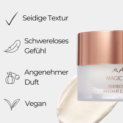 M. Asam gift set with Magic Finish Make-Up Mousse (30 ml) and Magic Care Glow Up Cream (50 ml) - skincare & makeup for a glowing complexion, Christmas gift idea, vegan & silicone-free.