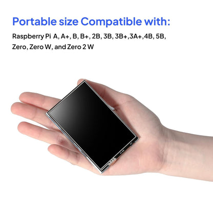 ELEGOO 3.5 inch TFT LCD Touch Screen Monitor 480x320 for Raspberry Pi with all data and touch pen (SPI interface)