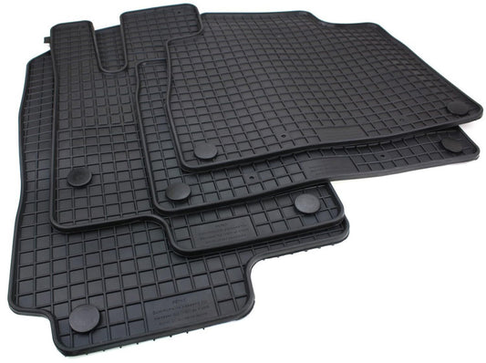 Automotive premium parts24 Premium Rubber Mats Compatible with GLE 4-Matic (V167) + GLE Hybrid from 10/2018 Floor Mats Rubber All-weather 100% Precise Fit Black