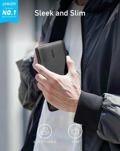 Anchor 325 Powerbank, 20000mAh external battery PowerIQ Technology USB-C Port, high energy density, compatible with iPhone, Samsung Galaxy, iPad and more.
