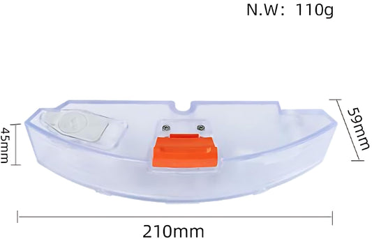 MODJUEGO Replacement Water Tank for electric control, transparent tank for Xiaomi Roborock S7 T7S T7S PLUS G10 Vacuum Sweeper Accessories