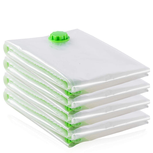 Opaza XXL Vacuum Bags for Comforters, 4-pack Extra Large [130 x 100 cm] Vacuum Bags for Clothing, Jumbo Extra Large Vacuum Bags (4 pieces)