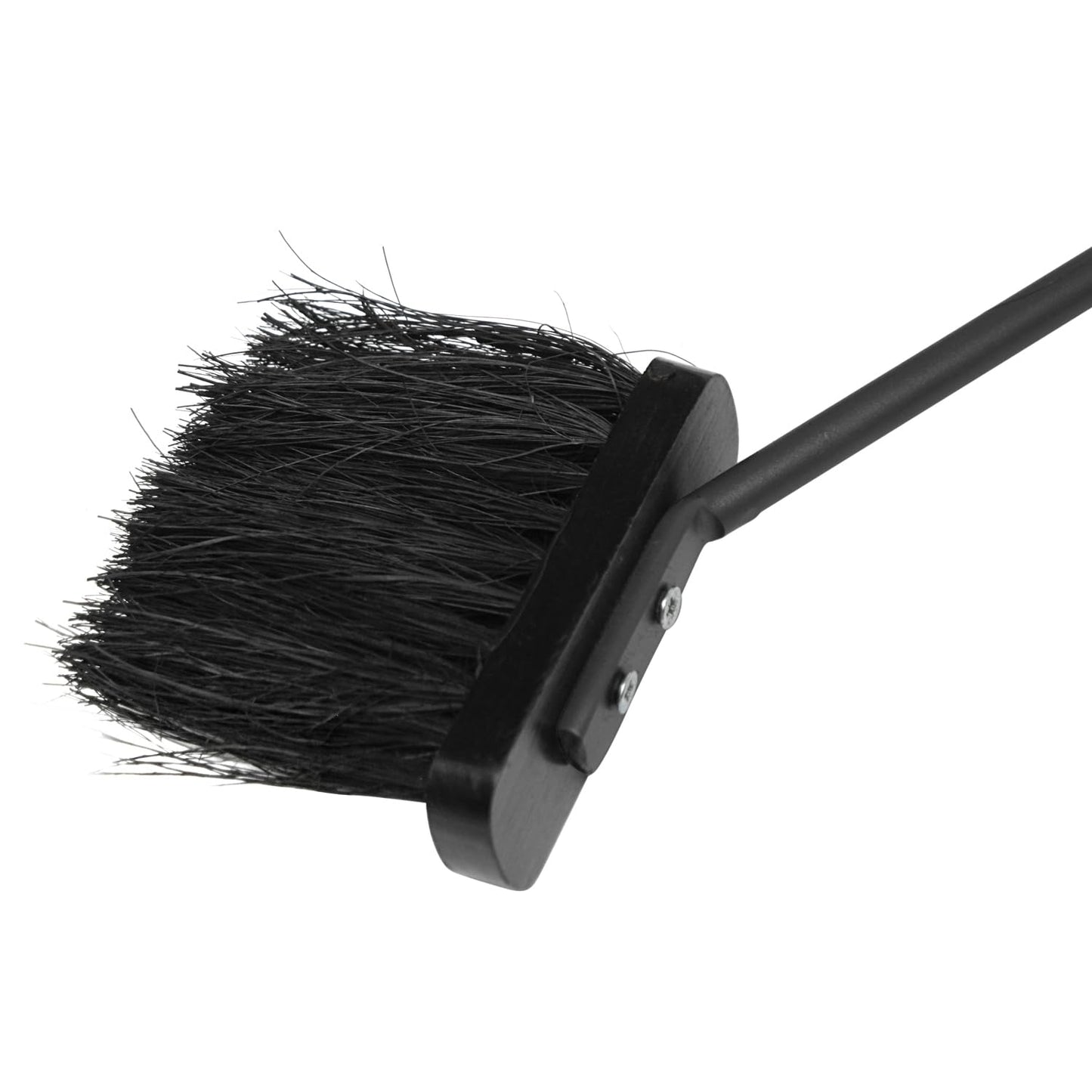 Raik fireplace tool set Fritz 3-piece made of steel fireplace accessories black with stainless steel handles shovel broom and poker minimalist and modern 61 cm