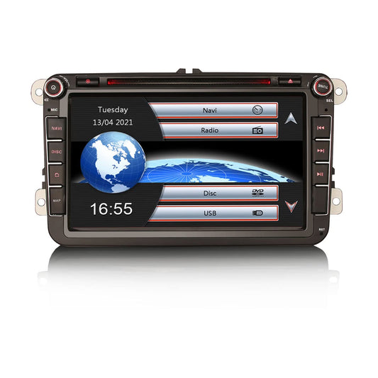 8 inch car radio GPS SWC OPS RDS BT navigation DVD for VW Golf 5/6 Polo Passat Tiguan T5 Leon