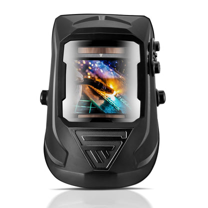 STEELWORKS ST-990 XTC REAL Colour fully automatic welding helmet Welding mask Real Color, Optical Class 1/1/1/1 with extra large field of view including 5 spare lenses and bag.