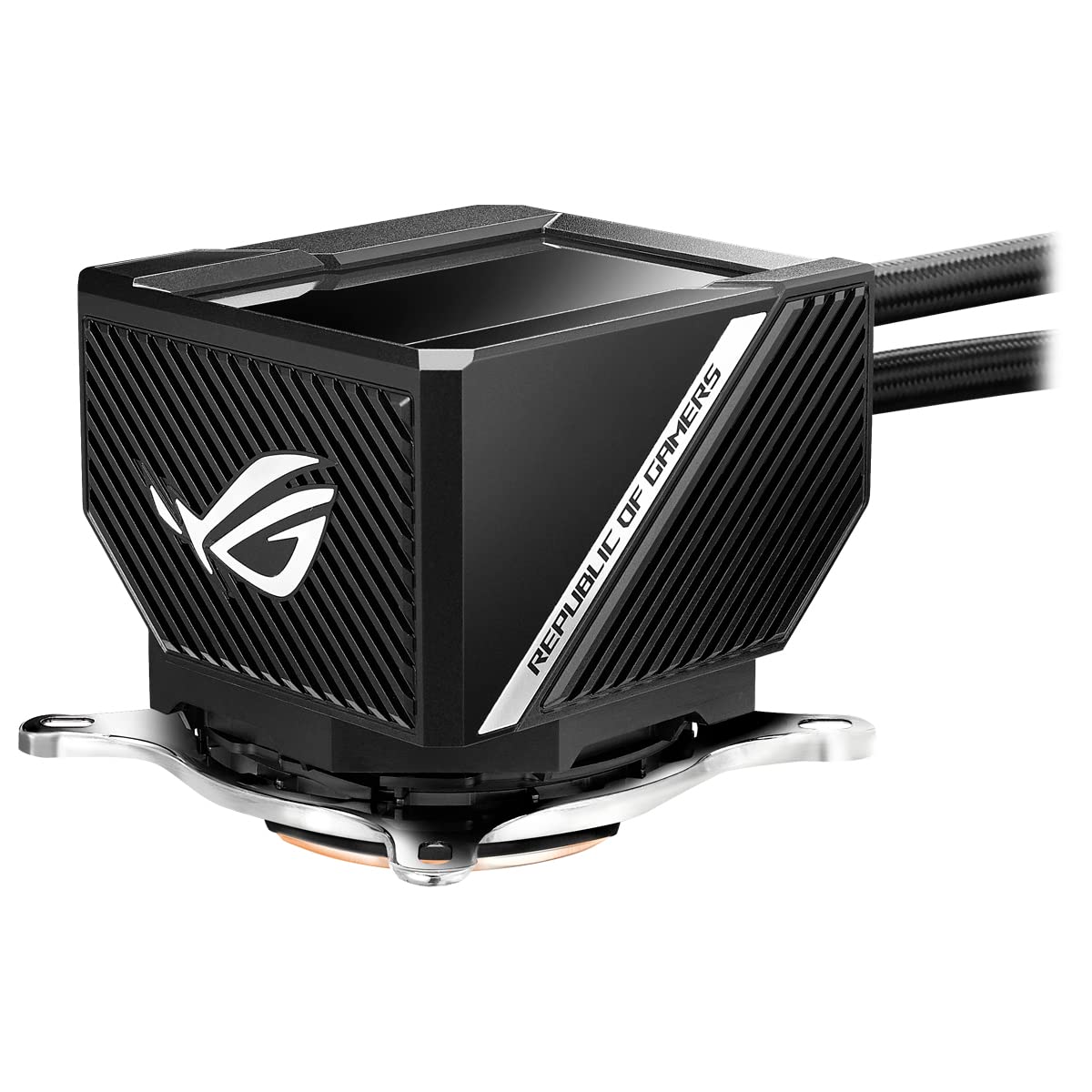 ASUS ROG RYUJIN II 360 ARGB All-in-One CPU water cooling (3.5-inch LCD, integrated pump fan for VRM and M.2 cooling, 3x ROG 120mm ARGB radiator fans)