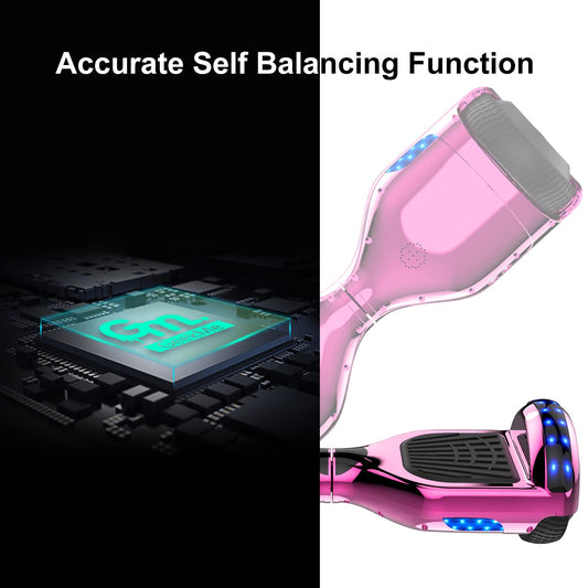 GeekMe Hoverboards, Hoverboards for Kids, Hoverboards with Bluetooth Speaker, Cool LED Lights, Gift for Kids