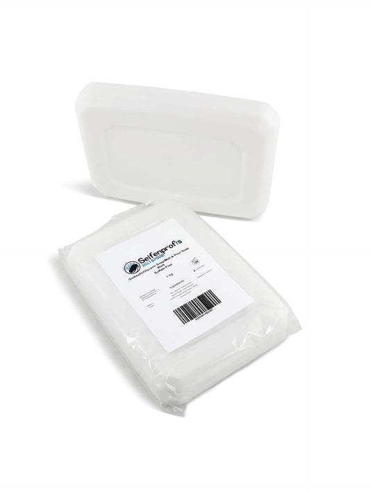 Soap Professionals© Glycerin Soap Raw Soap Soap Base - Soap White (SLS/SLES-free) (3kg White)