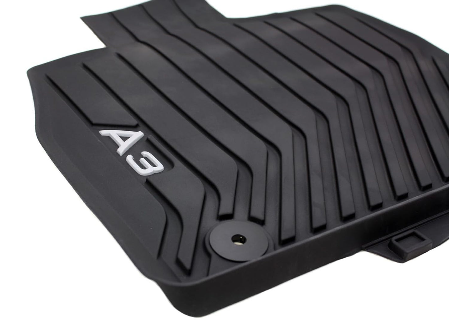 Original Audi rubber mats high-quality floor mats rubber black 2-piece