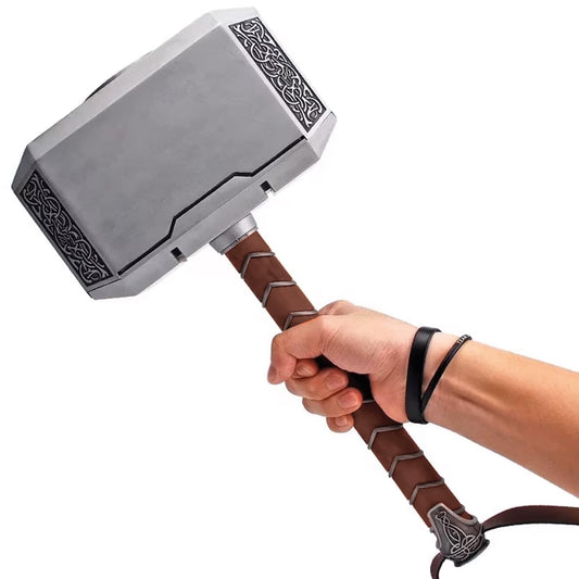 Large Thor's Hammer made of foam and PU resin | Ultra-realistic movie prop for kids and adults | Premium quality | Cosplay | Marvel | Halloween costume accessory | OriginalCup®