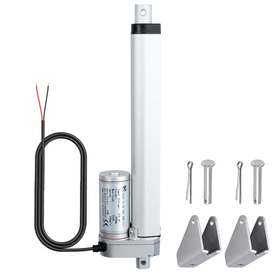 Justech Linear Actuator Motor Linear Drive Linear Motor Adjustment Drive Gate Opener 12v DC 750N 200mm