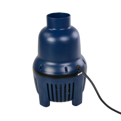 AquaForte HighFlow 16,000 Pond Pump, 75 watts, max flow rate 16 m3 per hour, head height 2 meters, outlet 75mm, high flow design, ideal for Koi ponds and fish farming.