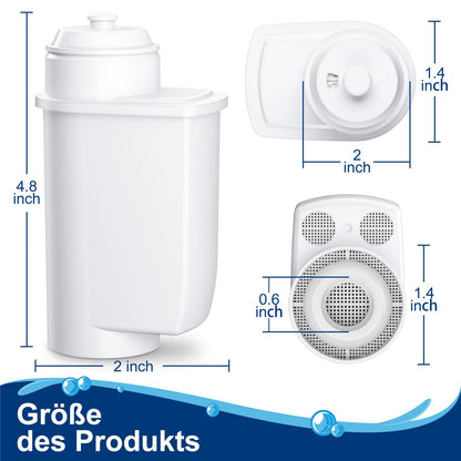 ARETHONE water filter for Siemens EQ Series, EQ5, EQ6, EQ9, EQ500, S700, water filter for Siemens 3200, Bosch TCZ7003, TCZ7033, 467873 (6 pieces)