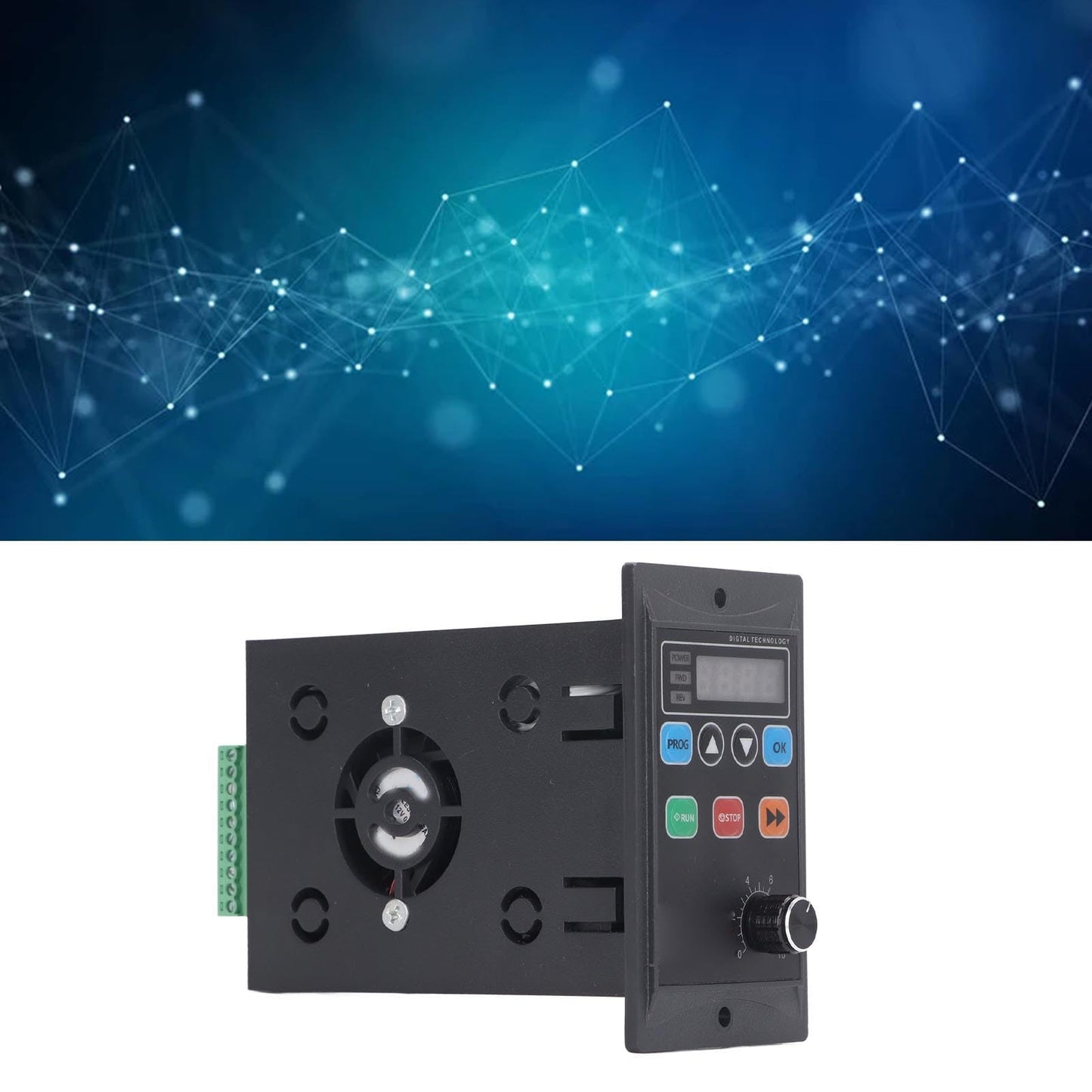 1.1 kW VFD variable frequency drive, 0.1-400 Hz mini motor VFD, 1 PH 176-264 V to 3 PH 0-220 V, 1.1 kW 6 A, speed controller for electric motors.