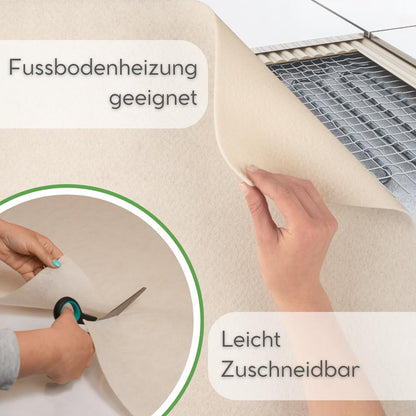 Flex it carpet anti-slip underlay for secure grip - 150 x 230 cm Strong adhesion without plasticizers or residue - Also suitable for underfloor heating | Anti-slip carpet underlay anti-slip fleece