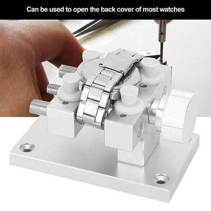 Watch case holder, watchmaker tool set Remover Adjustable watch repair tool Repair clip Vise DIY Sculpture Handcraft Carving Battery replacement tool Watch opener Watch tool.