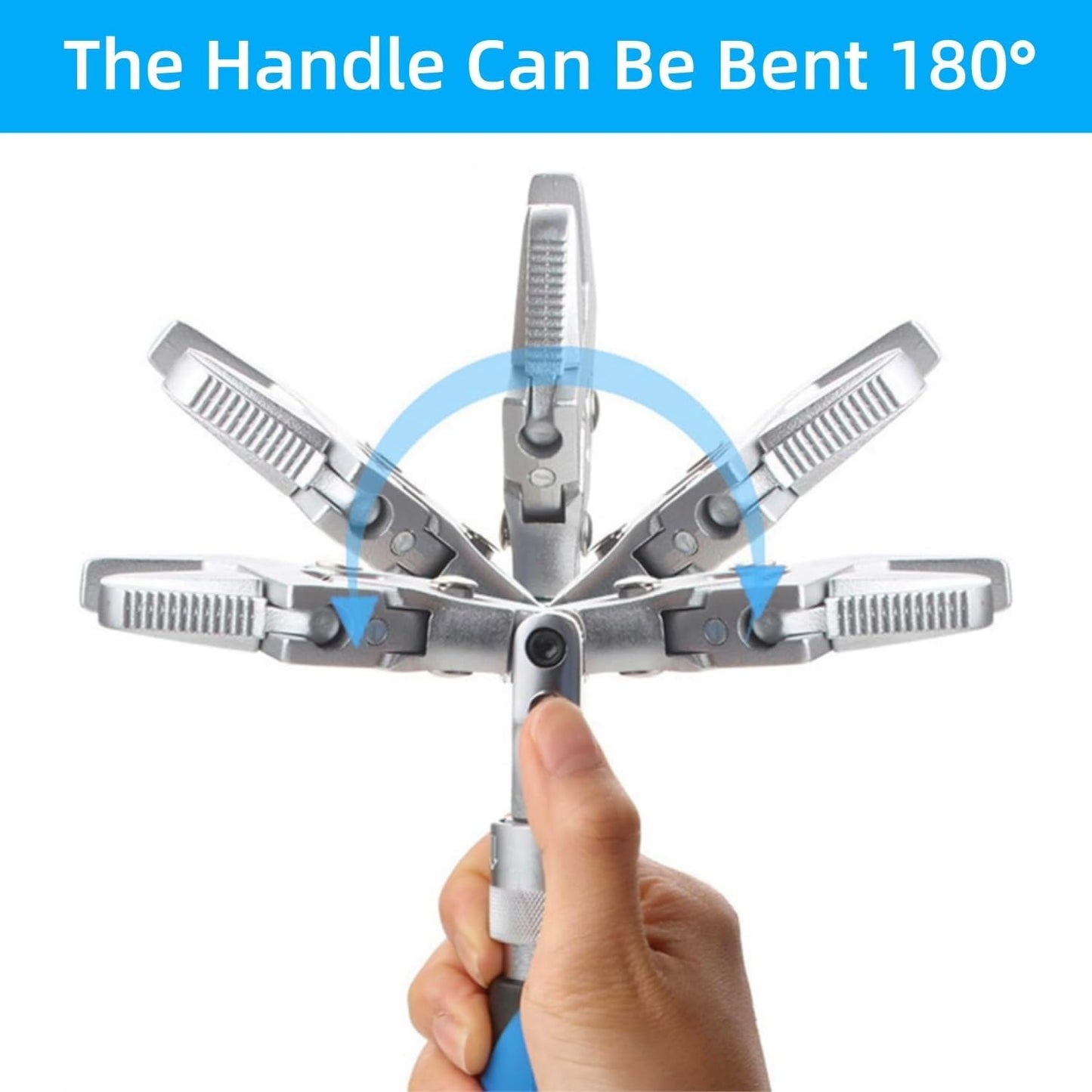 JTZXJJX Flexhead Adjustable Wrench, multifunctional, adjustable quick pipe wrench, repair tool