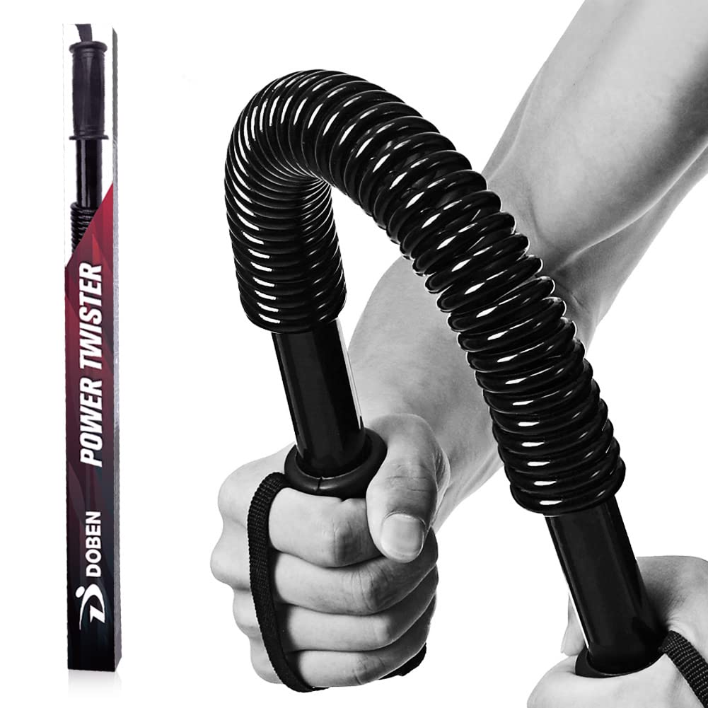 DOBEN Professional King Feather Bending Bar for strength training Fitness Bending Bar 20kg, 30kg, 40kg, 50kg, 60kg, Armtrainer Device