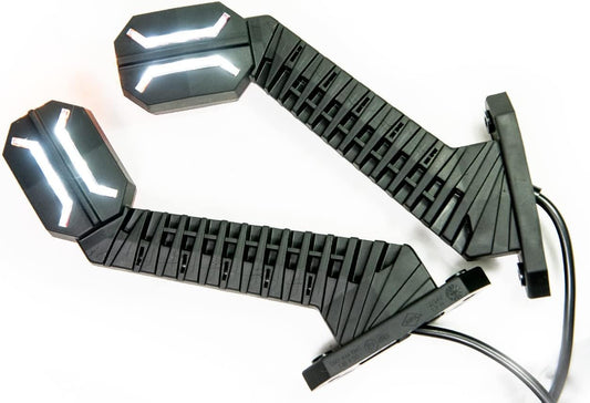 2 x LED Rubber Side Marker Light 12V 24V with E-Mark Position Light for Car Truck Trailer RV Lamp White Red Orange