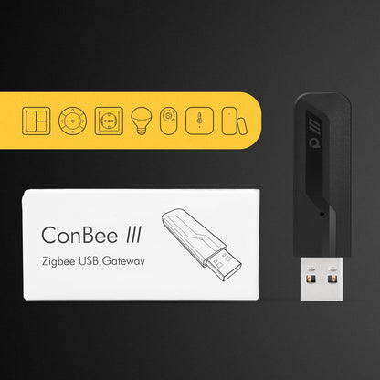 Phoscon ConBee III - The universal Zigbee USB gateway for Home Assistant, ioBroker, Zigbee2MQTT