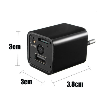 Kobert-Goods spy camera, functional charger with hidden camera M1B, for video and audio recording, Full HD 1080P, with motion detection.